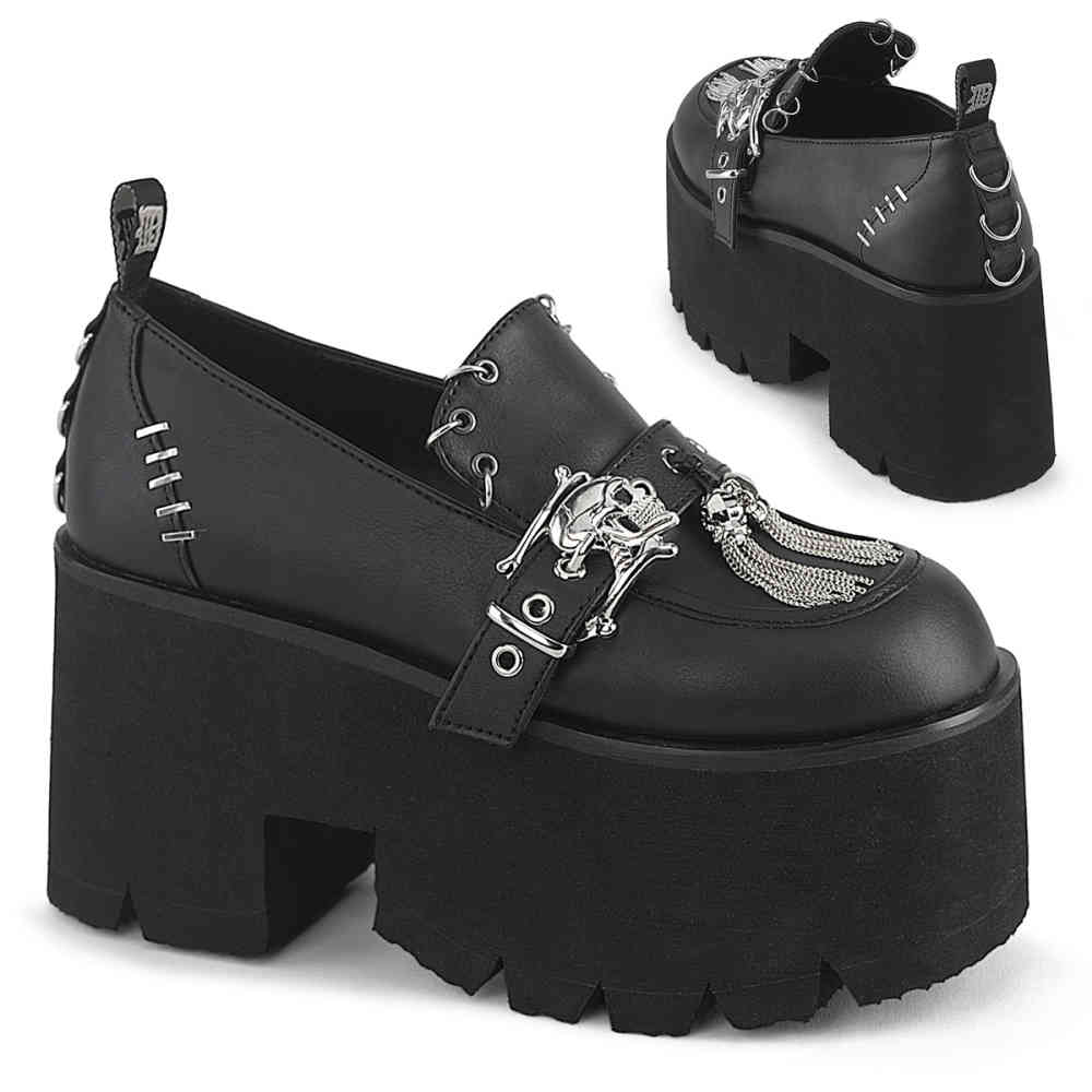 DemoniaCult - ASHES-38 Lage schoenen - Zwart